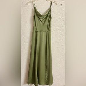 Shein Satin Split Cami Dress Size M
